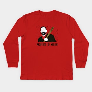 Property of Negan Kids Long Sleeve T-Shirt